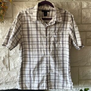 Calvin Klein Plaid Button Down - Size M